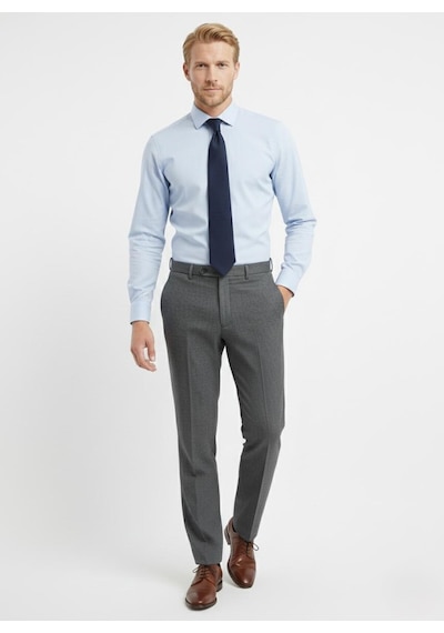 Presto Erkek Slimfit Armürlü Pantolon Siyah 3193-001 Siyah