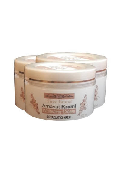 Three Brand Whitening Cream 100ml Arnavut Kremi Aklık Kremi 3 Adet