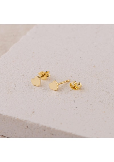 Goldkupe 14 Ayar Altın Minik Kalp Küpe 0,57 Gr-1831