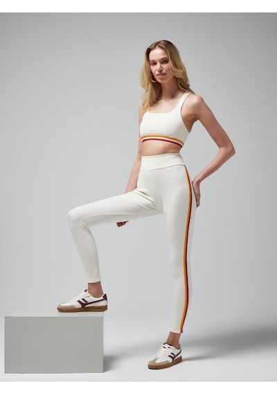 Gsstore X Midground Kadın Tayt K251223 Ekru