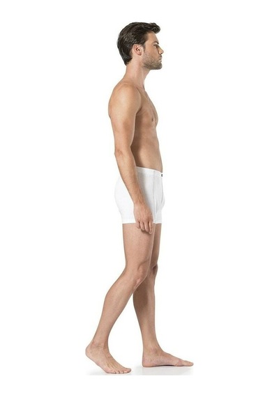 Pierre Cardin Erkek Penye Boxer Beyaz