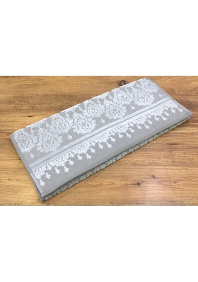 2 Li Özdilek %100 Pamuk Tappeto El Yüz Havlusu 50 X 90 Gri