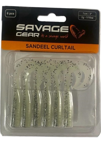 Savage Gear Lb Sandeel Curltail Silikon Yapay Yem 7cm 2gr 6 Adet