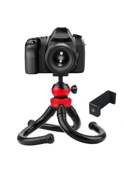 Fototek Flexible Octopus Tripod Dslr Tripod Masaüstü 5kg Kapasite