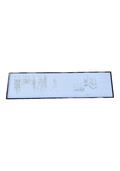 Asemic Sound Mappings Sergisi Asemik Resmi 62x244 cm 010