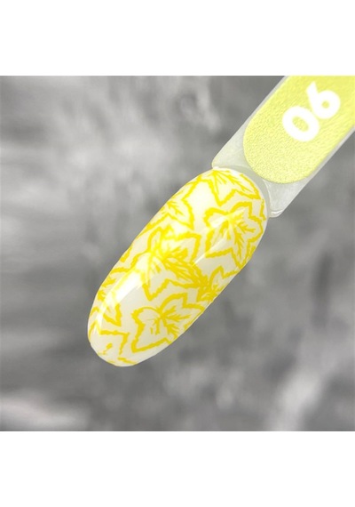 Stamping Oje "tramp Stamp" 06 Sarı 8 Ml
