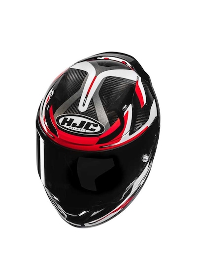 Hjc Rpha12 Kask Carbon Xentra Mc1 Kask Siyah Kırmızı Beyaz