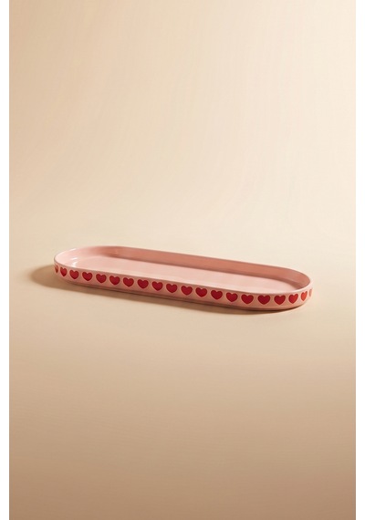 Karaca Sweetheart Kayık Tabak 12 Cm Pembe
