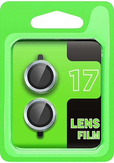 Newface Apple İphone 17 Raze Metal Kamera Lens - Açık Mavi