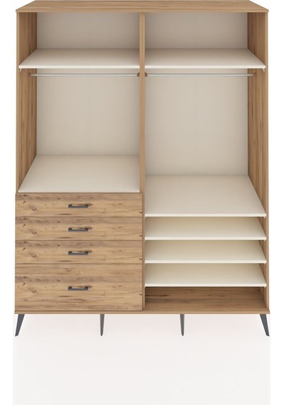 Kronos Gardrop 7 Raflı 4 Çekmeceli 2 Askılı 176x59x221 Çam-aytaşı/çam Aytaşı/çam Kronos Gardrop 7 Raflı 4 Çekmeceli 2 Askılı 176x59x221 Çam-aytaşı/çam Aytaşı/çam