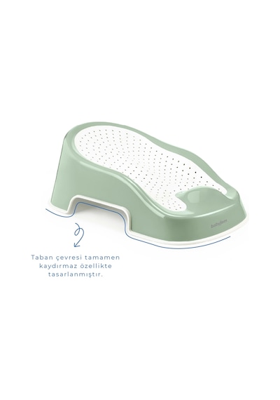 Babyjem Soft Banyo Desteği Bebek Yıkama Yardımcısı Soft Yeşil Çok Renkli