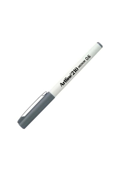 Ek-210n Keçe Uçlu Yazı Kalemi 0.6mm Gri