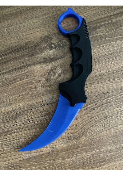 Riva Self 3d Baskı Farklı Renkler Taktiksel Parmak Halkalı Hobi Ve Dekoratif Maket - 16 Cm Mavi