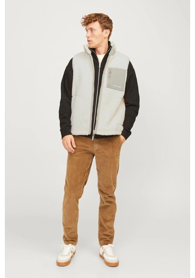 Jack & Jones Jorvesterbro Teddy Bodywarmer Yelek 12260453 Gri