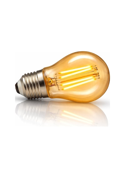 5 Adet Kendal Kes603 Led Rustik Ampul 6w Amber Işık E27 Duy