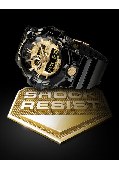 Casio Ga 700 Ga 710 Uyumlu Siyah Silikon Saat Kordonu
