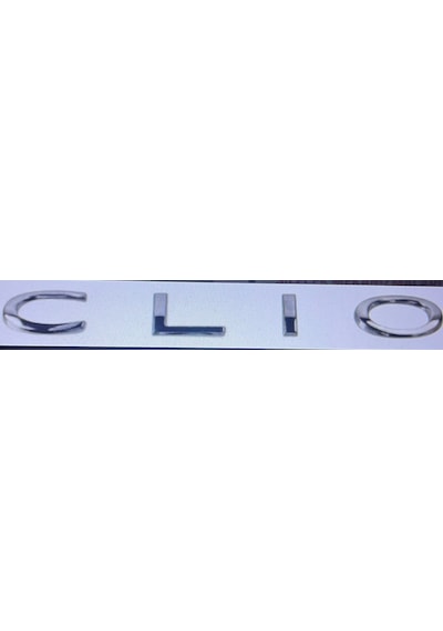 Clio V 5 Yazı Parçalı Krom Üçüzler