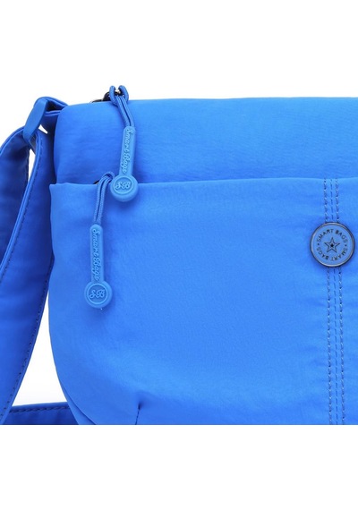 Smart Bags Mikro Poly Kumaş Postacı Kadın Çantası 3338 Mavi