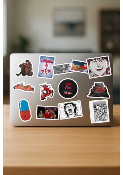 Akira Anime Sticker Paketi 20 Adet Çok Renkli
