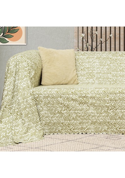 Latuda Concept Softmicro Gökkuşağı Desenli Boho Koltuk Örtüsü Şalı 180 x 220 CM