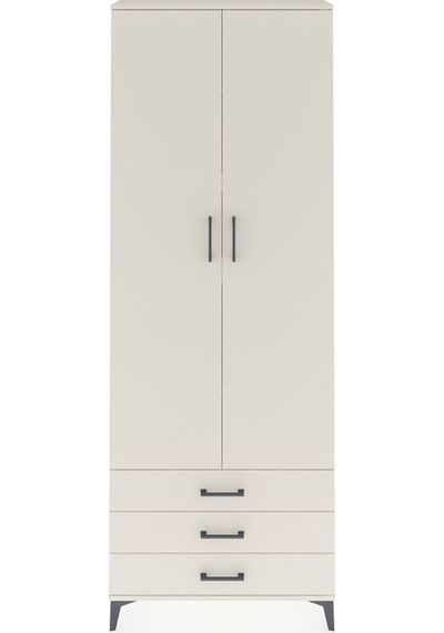 Arges Dolap 5 Raflı 3 Çekmeceli 2 Kapaklı 88x30x243 Aytaşı-ay... Aytaşı