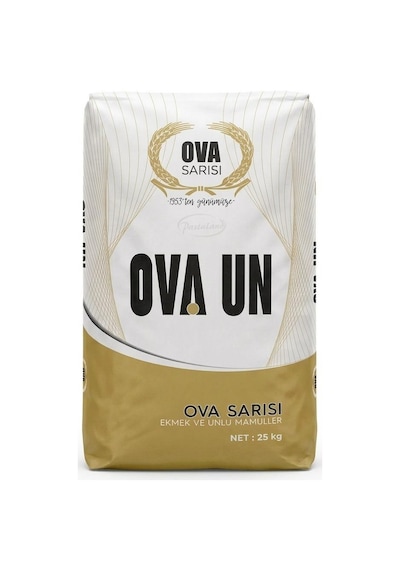 Ova Sarı Ekmeklik Ve Unlu Mamuller Unu 25 Kg