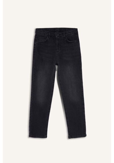 Defacto Erkek Çocuk Straight Fit Düz Paça Jean Pantolon G6202a825cwnm40 Siyah-nm40