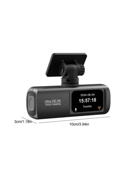 4k Araç Kamerası Wifi Gece Görüşü Hareket Algılama Geniş Açılı Lens 1.47 İnç Ekran Döngüsel Kayıt