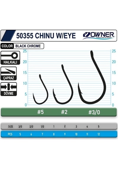 OWNER CHINU W/EYE 50355 NO 1 OLTA İĞNESİ
