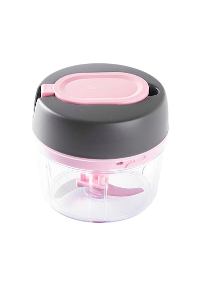 Tantitoni Füme Pembe Küçük Pratik Doğrayıcı 400ml Pembe