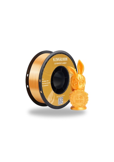 Kingroon Silk Pla Filament - Turuncu - 1.75mm - 1kg