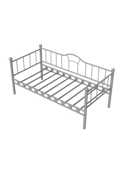 Missidea Kamelya Sedir Metal Gri Karyola 90x200 Cm 90 x 200