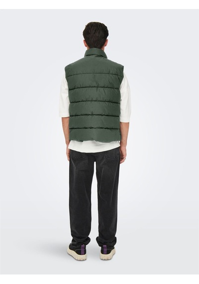 Only & Sons Onsmelvın Lıfe Puffer Vest Otw Vd Erkek Turuncu Yelek - 22022232 Turuncu