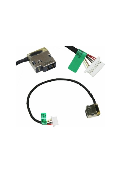 Hp Pavilion 15-ab, 15-ak, 15-bs, 15-bw 799749-s17 Serisi Uyumlu Notebook Dc Power Jack Şarj Soketi 8-pin 4.5mm 19cm Kablolu