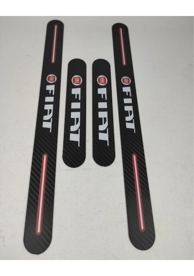 Fiat / Tofaş Uno Uyumlu Carbon Kapı Eşiği 4'Lü Set Kırılmaz (551149363)