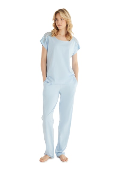 Kadın Pijama Takımı 51846 - Mavi Mavi