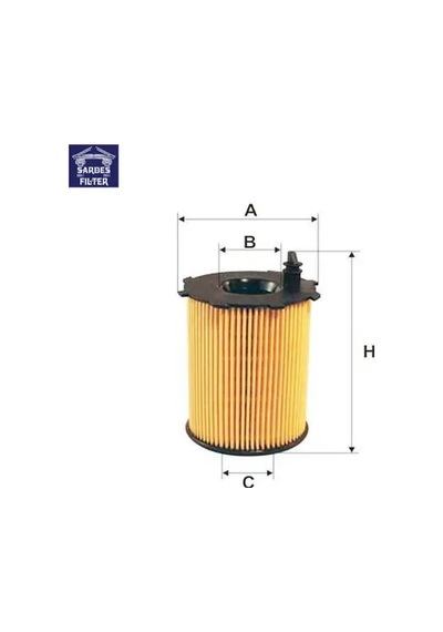 Yağ Filtresi Berlıngo-fıesta-focus-c-max-fusıon-206-207-307-308-bıpper-jumpy-xsara- 1.4-hdı-1.6hdı Sardes Tamt6714fde