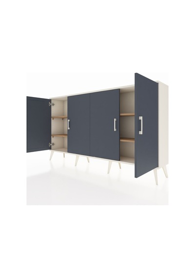Arges Konsol 4 Raflı 4 Kapaklı 176x30x99 Aytaşı-antrasit/çam Antrasıt/atlas Çam - Aytası Arges Konsol 4 Raflı 4 Kapaklı 176x30x99 Aytaşı-antrasit/çam Antrasıt/atlas Çam - Aytası
