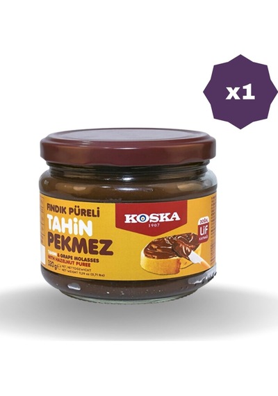 Fındık Püresi Tahin Pekmez 320 Gr - 1 Adet
