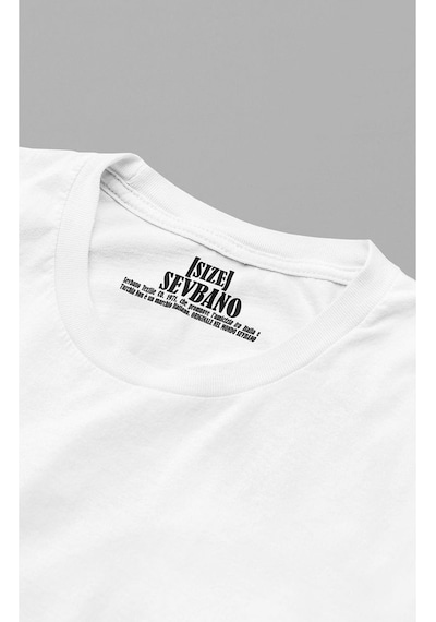 Sevbano Basic Baskısız Unisex Çocuk Tişört 1-12 Yaş Beyaz