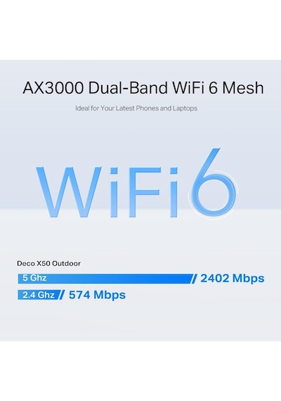 Tp-link Deco X50 Outdoor AX3000 Dış Ve İç Mekan Mesh Wi-Fi Ünitesi
