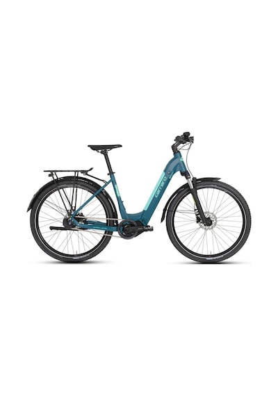 Carraro E-flow X Nexus-5 Di2 27.5 Elektrikli Şehir Bisikleti Gece Yeşili M/44cm Siyah