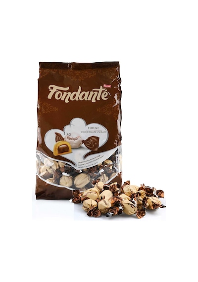 Fondante Fudge Çikolata Kremalı 1000 Gr. (1 Poşet)