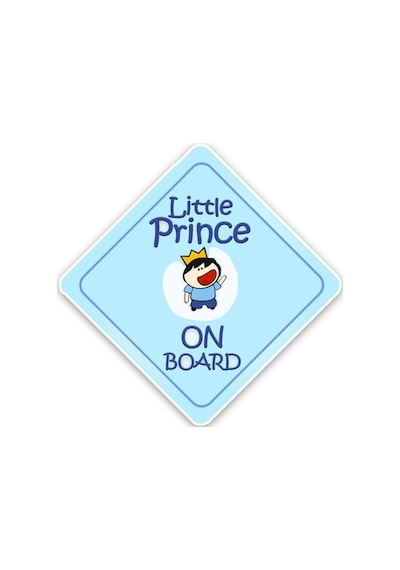 Arabada Prens Var Arabada Bebek Var Sticker Etiket 18Cm