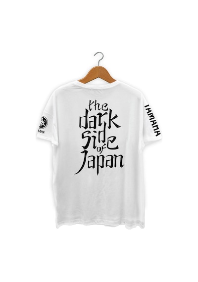 Mt The Dark Side Of Japan Baskılı Tişört Beyaz