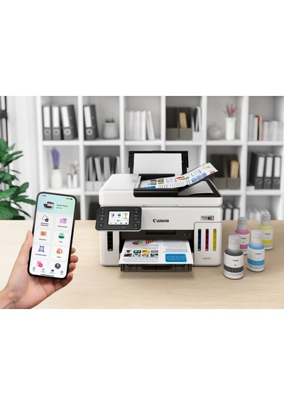 Canon Maxıfy Gx6140, Renkli, Mürekkep Mega Tanklı, Yazıcı, Tarayıcı, Wifi, Lan, Duplex,  Mür