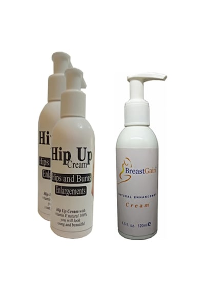 Hip Up Hipup Kalça Kaldırma,büyütme,sıkılaştırıcı 120 Ml 2ad+breastgaın Toparrlayıcı Göğüsbakım 3
