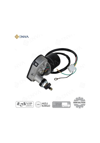Traktör Cam Kabin Silgi / Silecek Motoru 12 Volt