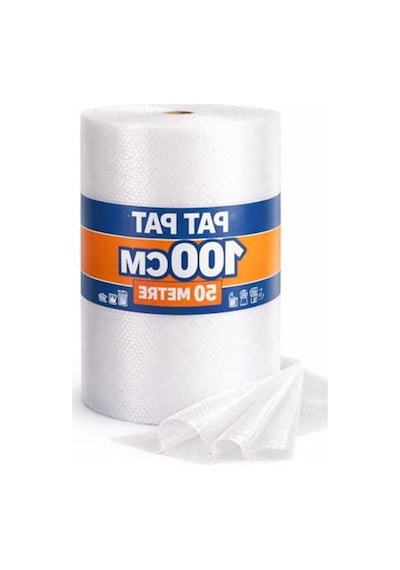 Ambalaj Malzemesi, Pat Pat Naylon, 100cm X 50m, Taşınma İçin Açık Indigo