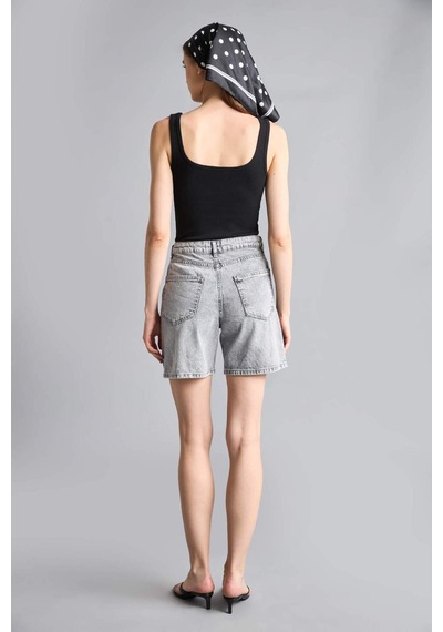 Defacto Jean Bermuda Şort H0663ax26hsnm55 Gri-nm55